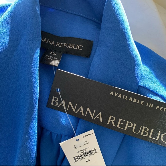 Buy 3 get third free! Banana Republic Chiffon Blouse size XS NWT - Picture 4 of 7